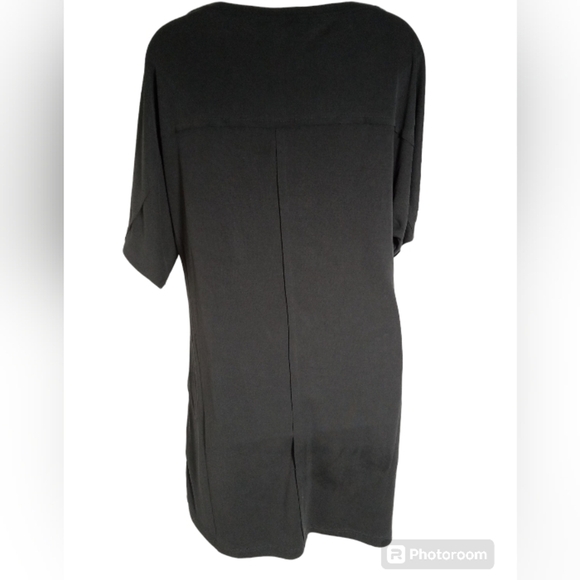 Nap Pullover Gray Crew Neck Half Sleeve Pocket Loungewear Dress Medium - Picture 4 of 7